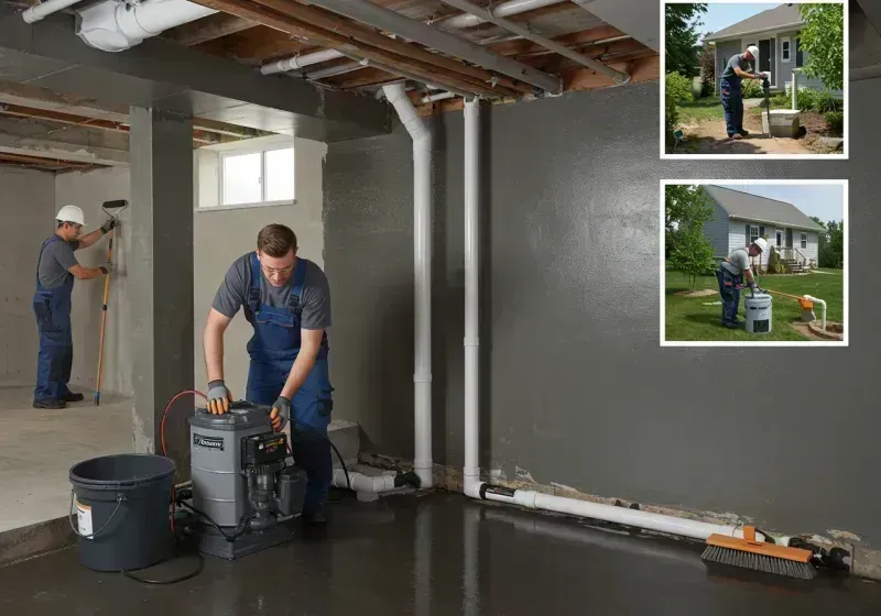 Basement Waterproofing and Flood Prevention process in Burnsville, NC